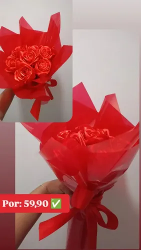 Buquê de rosas eternas