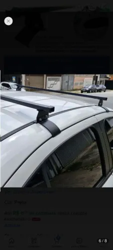 Rack (Suporte) de teto de bagageiro de carro sedan e hatch