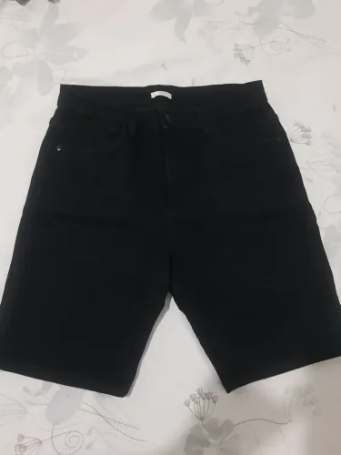 Bermuda Jeans Preta