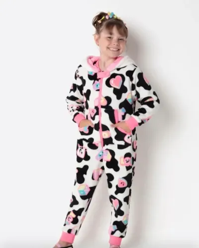 Macacão Pijama soft infantil