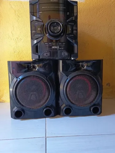 MINI SISTEM SONY GÊNEZI COM DEFEITO 
