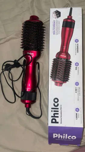 Escova Secadora Philco Soft Beauty Cherry Bivolt
