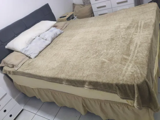 Cama box Queen Size completa