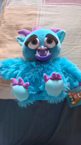 Pelúcia feyst monstrinho azul TOYS