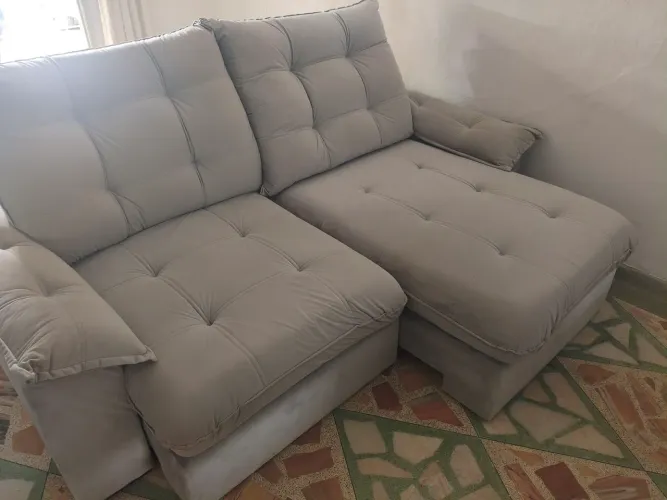 Sofá reclinável 2 lugares