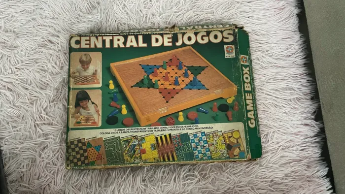 Central de Jogos- Jogos de tabuleiro 1990- item de colecionador 