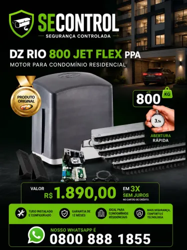 Motor portão eletrônico para condomínio residencial
