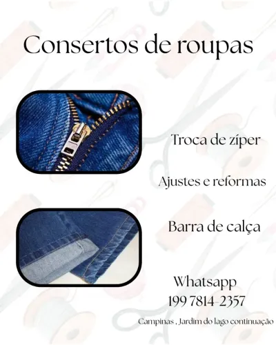 Conserto de roupa 