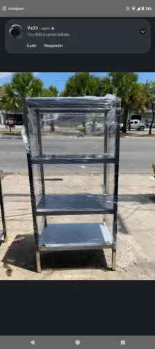 Estante de inox 
