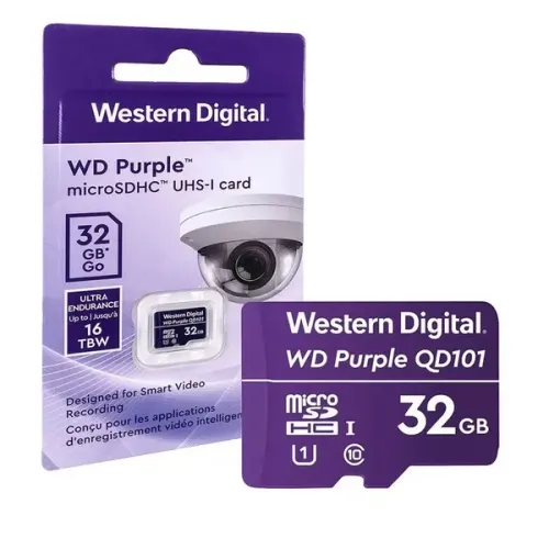 Cartão de Memória WD Purple 32GB ? Para Câmera de Segurança