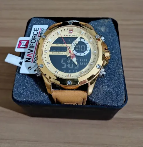 Relógio Naviforce Masculino Social Luxo Esportivo, modelo NF9208