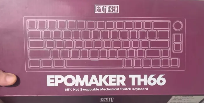 TECLADO MECÂNICO PREMIUM EPOMAKER TH66 (LAYOUT 65%) bluetooth.