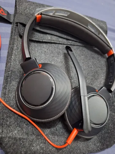 Headset Sem Fio Poly Voyager Focus 2 (Original) - Perfeito para Home Office