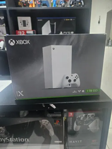 Xbox series x branco novo lacrado aceitamos consoles como parte do pagamento