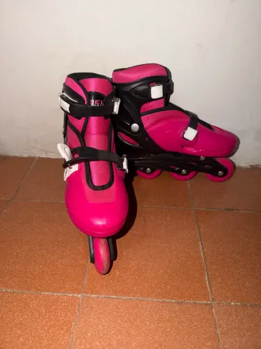 Patins infantil rosa
