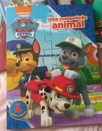Livro de quebra-cabeça da Patrulha Canina 