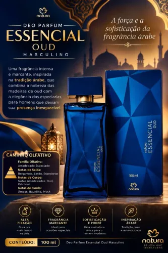 Perfume (Deo Parf) Feminino Essencial Oud Natura