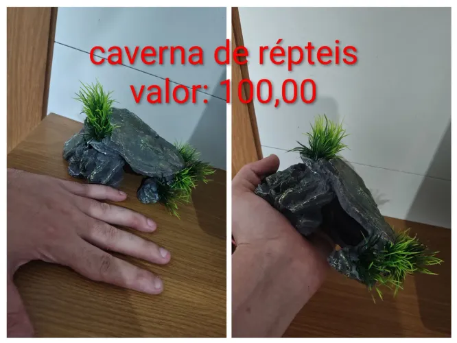 Peças para enfeitar terrário de animal exotico