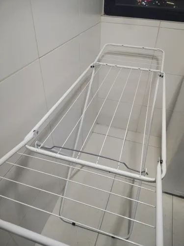 Varal de Chão Grande com Abas Dobrável