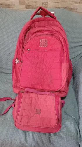 Mochila de Carrinho e Lancheira Rebecca bonbon 