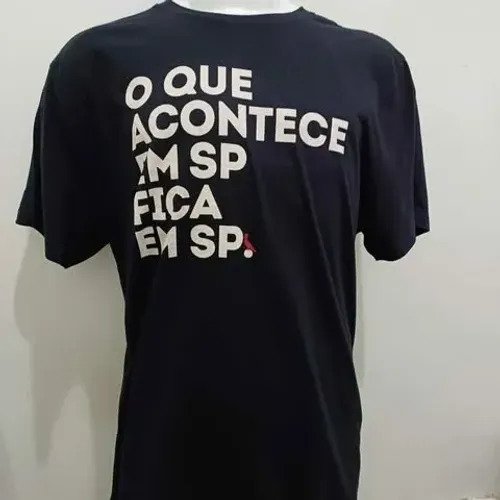 Camiseta Original Reserva O que Acontece em SP Preta