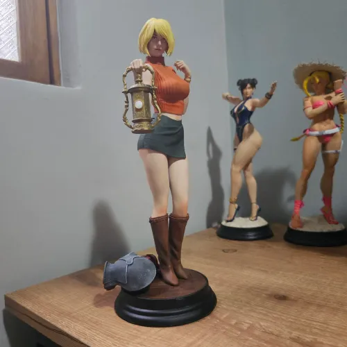 Estátua Ashley Graham 1/6 resident evil 4 biohazard N Iron studios sideshow xm hot toys