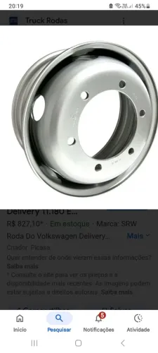 Rodas para caminhao 3/4