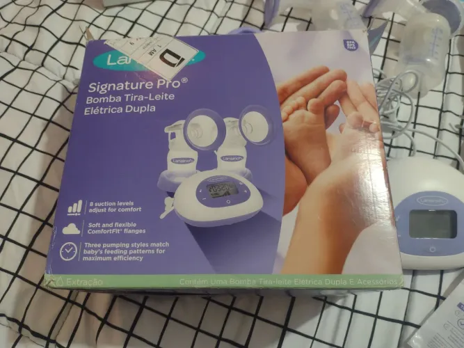 Bomba tira leite elétrica dupla (pouco usado)