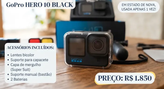 Câmera GoPro Hero 10