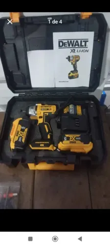 Kit pneumática/ Esmerilhadeira com bateria dewalt