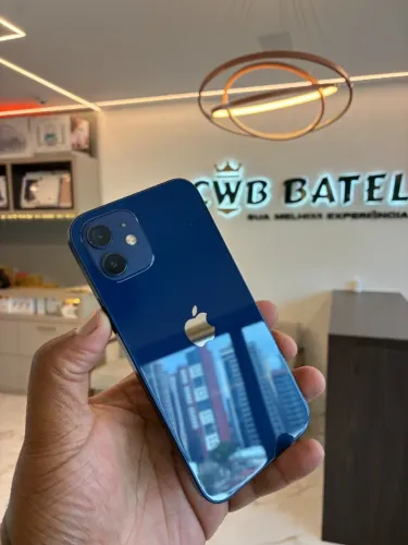 iPhone 12 Azul 64GB 78% - Loja Fisica