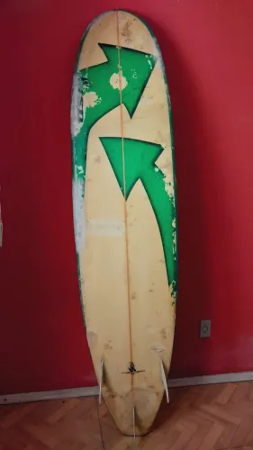 Prancha de Surf Funboard 7'4", 54cm de largura e aprox 5 esp 