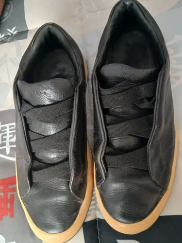 LINDO TÊNIS RESERVA ASHER CROMA COURO PRETO N41 ORIGINAL SEMI NOVO