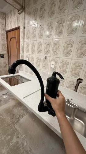 Torneira com Filtro Lorenzetti Acqua Bella Preta - Usada em Ótimo Estado
