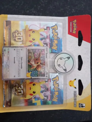 Blisters Duplo Pokemon Coleção 30 anos