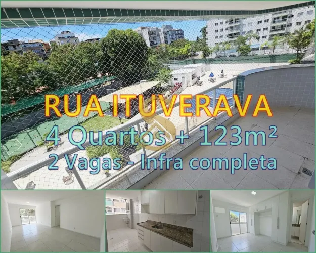 Condomínio Chacara da Freguesia - Apartamento 4 quartos a venda na Rua Ituverava , Anil, J