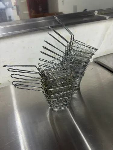 Cestas de inox para petiscos