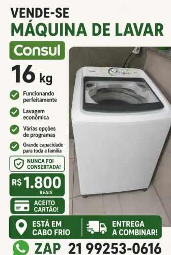 Maquina de lavar consul