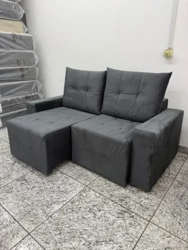 Sofá Retrátil Havaí 1,80m em Veludo - Conforto e Qualidade