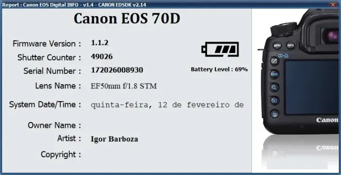 Canon EOS 70D