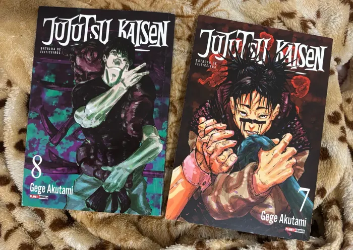 Mangás jujutsu kaisen 7 e 8