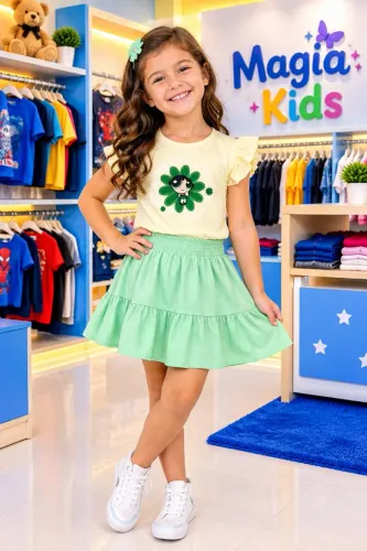 Conjunto infantil menina Tam 2 ao 14 anos