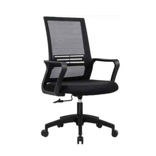 Cadeira Diretor Ergonômica Tela Mesh Com Braços Preta Conforto Profissional 34029