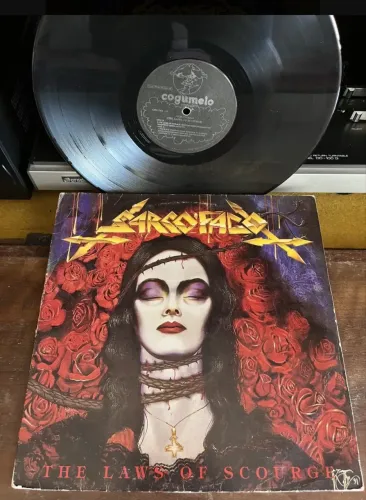 Sarcofago Laws of Scourge LP Cogumelo