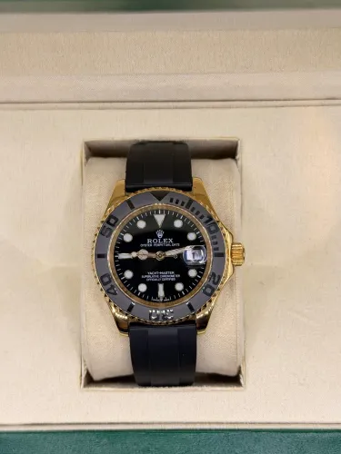Relógio Rolx yatch master rep premium usado