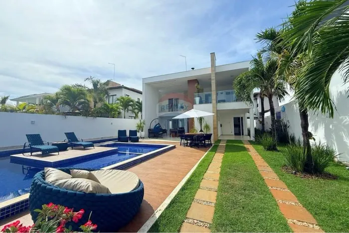 GUARAJUBA - CASA COM 5 SUÍTES, ALTO PADRÃO, CONDOMÍNIO PARAÍSO DOS LAGOS