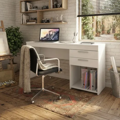 Mesa para escritório branca 1,20cm