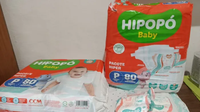 Vendo ou troco fraldas hipopó e mili
