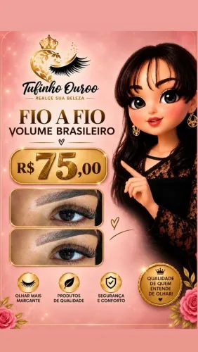 Cílios coroado-ouro verde