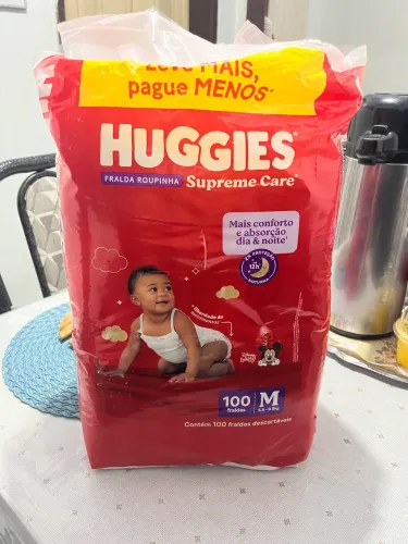 Fralda Huggies supreme care